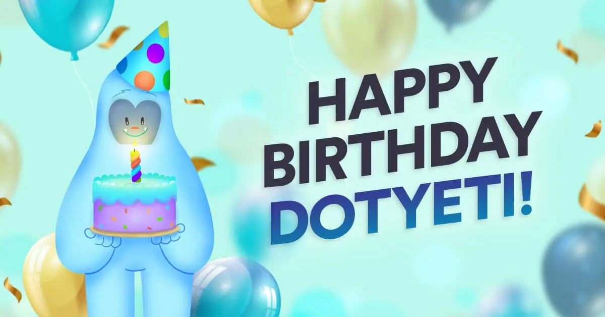 Happy Birthday Blue Fella: DotYeti Celebrates its 1st Anniversary!